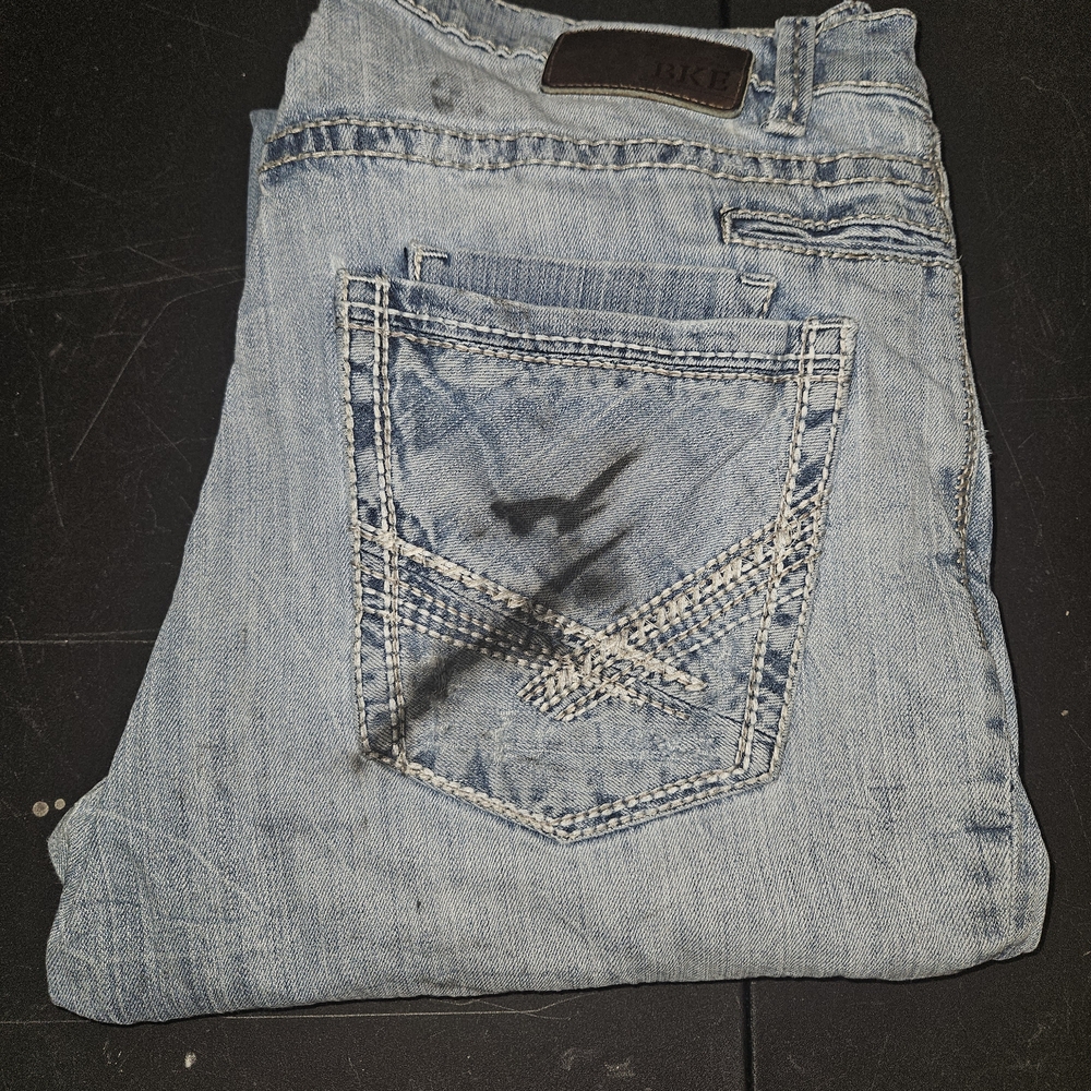 BKE Tyler Light Wash Bootcut Jeans